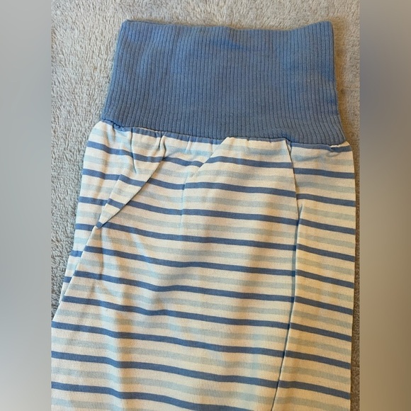 NEW Splendid Blue and White Striped Pajama Set - Picture 7 of 7